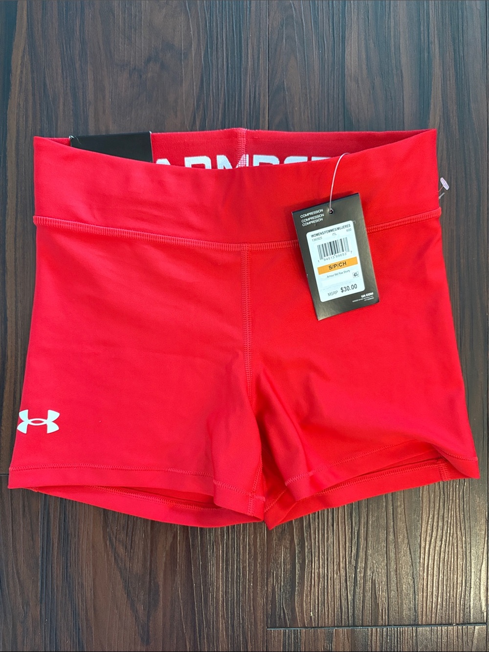 Under Armour compression shorts. Size small
